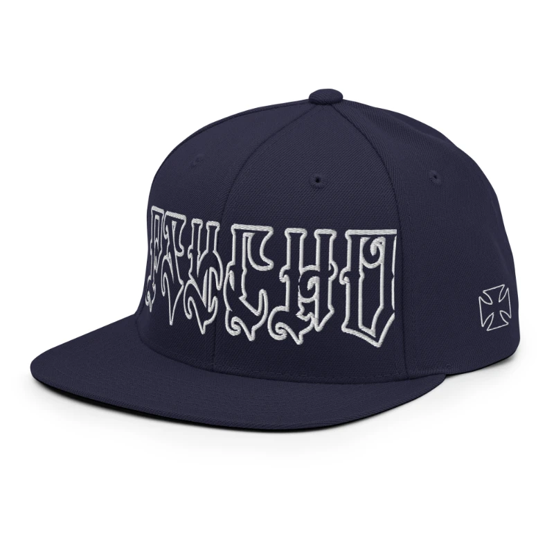 classic-snapback-navy-left-front-66c096226a4e3 Psycho Multicolour Classic Snapback Hats