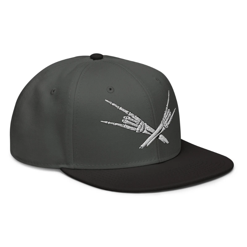 snapback-black-charcoal-gray-charcoal-gray-right-front-66bf52c40c1be Metal X Skeleton Hands Multicolour Snapback Hats
