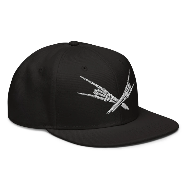 snapback-black-right-front-66bf52c3dc04a Metal X Skeleton Hands Multicolour Snapback Hats