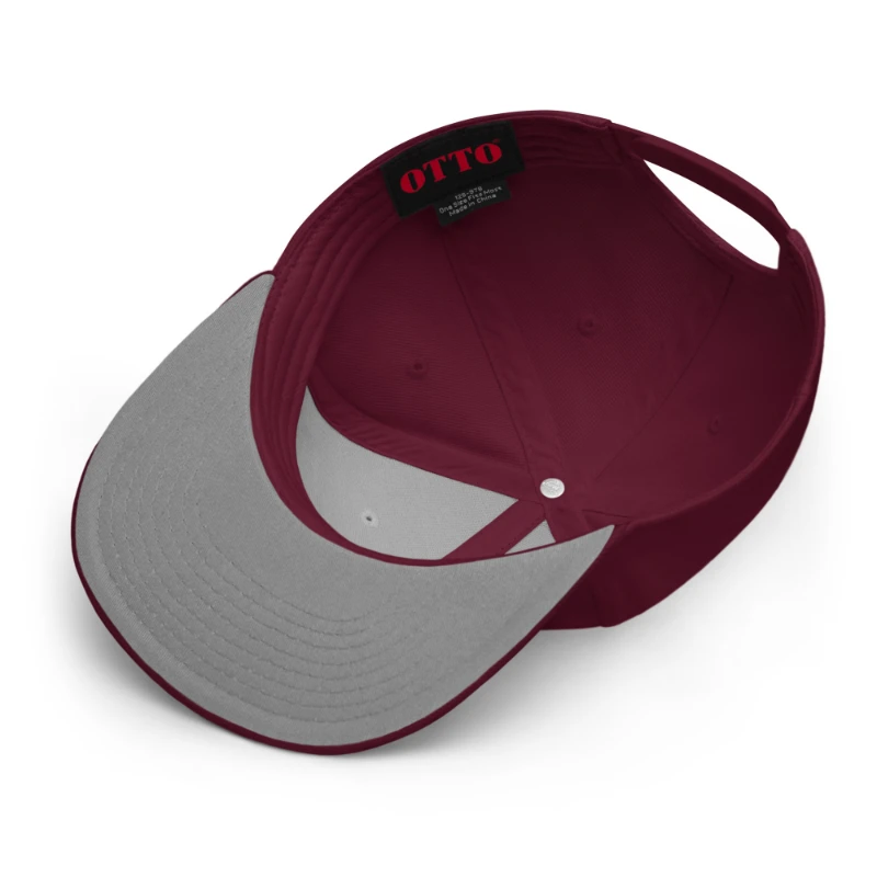 snapback-burgundy-maroon-product-details-66bf52c3f15b9 Metal X Skeleton Hands Multicolour Snapback Hats