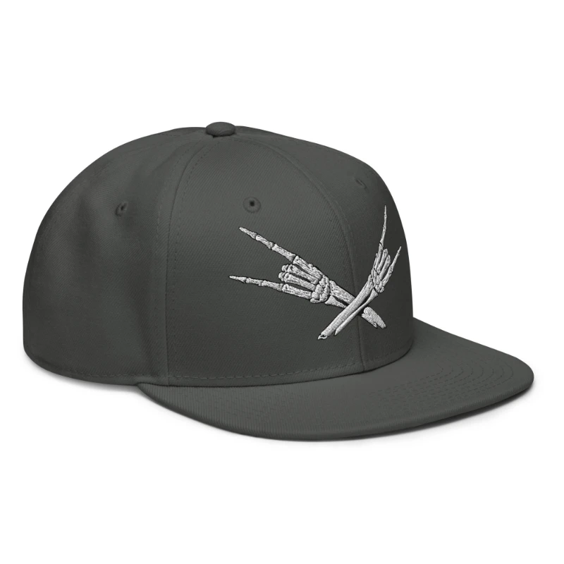 snapback-charcoal-gray-right-front-66bf52c412f05 Metal X Skeleton Hands Multicolour Snapback Hats