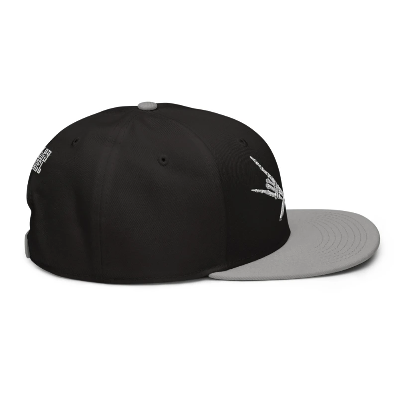 snapback-gray-black-black-right-side-66bf52c3e573f Metal X Skeleton Hands Multicolour Snapback Hats