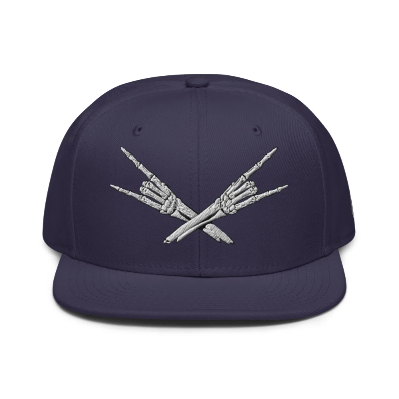 snapback-navy-blue-front-66bf52c3f29fe Metal X Skeleton Hands Multicolour Snapback Hats