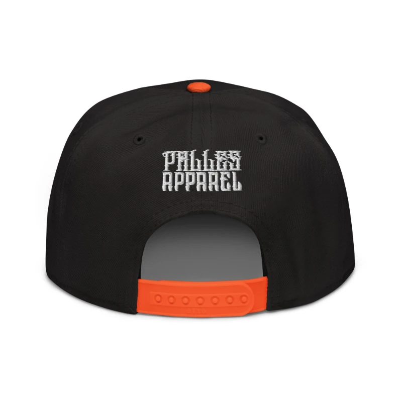 snapback-orange-black-black-back-66bf52c3e25d8 Metal X Skeleton Hands Multicolour Snapback Hats