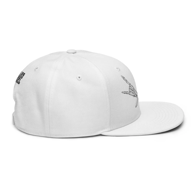 snapback-white-right-side-66bf5635e8753 Metal X Skeleton Hands Multicolour Snapback Hats