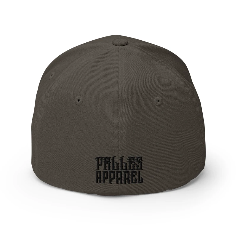 closed-back-structured-cap-dark-grey-back-66db195c5b18e Black Grim Reaper Multicolour Structured Twill Cap Flexfit