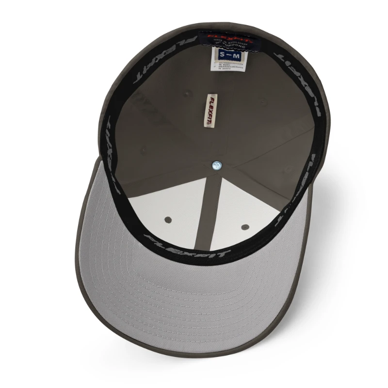 closed-back-structured-cap-dark-grey-product-details-66db195c5c0de White Grim Reaper Multicolour Structured Twill Cap Flexfit