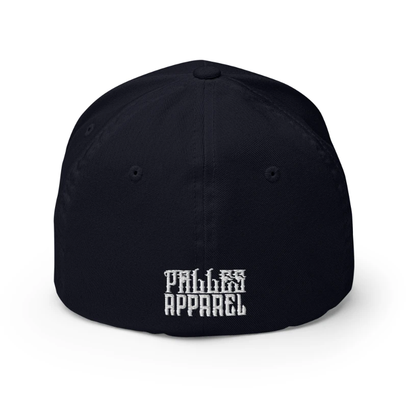 closed-back-structured-cap-dark-navy-back-66db1aa83b3ce White Grim Reaper Multicolour Structured Twill Cap Flexfit
