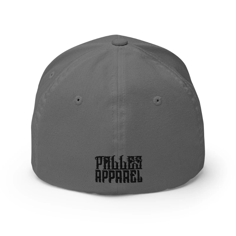 closed-back-structured-cap-grey-back-66db195c68625 Black Grim Reaper Multicolour Structured Twill Cap Flexfit
