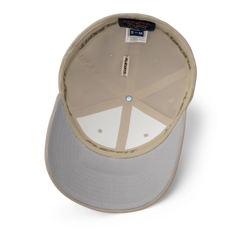 closed-back-structured-cap-khaki-product-details-66db195c72be5 White Grim Reaper Multicolour Structured Twill Cap Flexfit