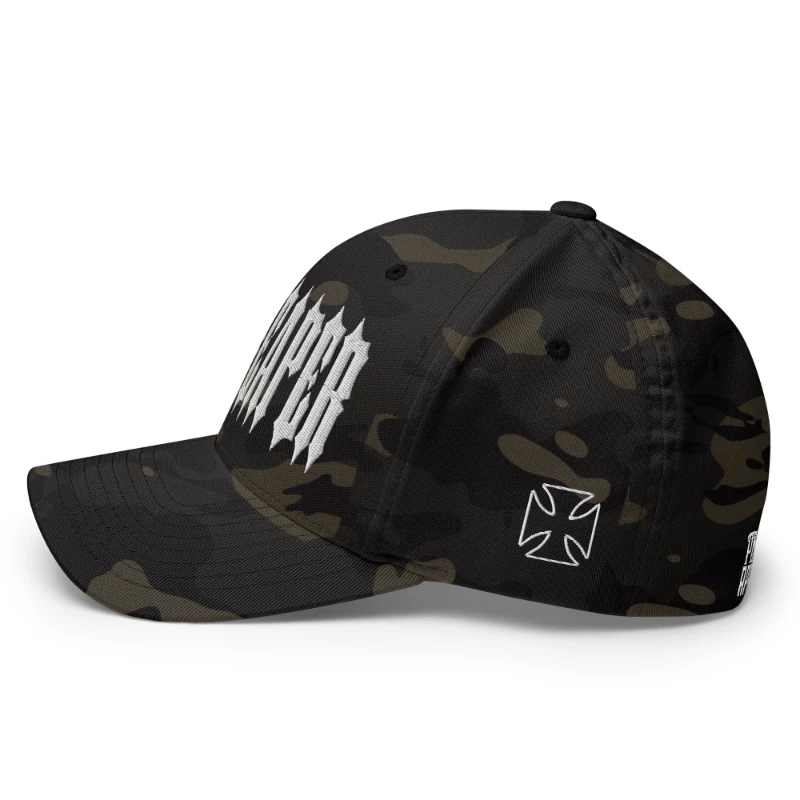 closed-back-structured-cap-multicam-black-left-66db1aa8384ae White Grim Reaper Multicolour Structured Twill Cap Flexfit