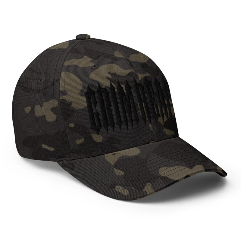 closed-back-structured-cap-multicam-black-right-front-66db1be7bf19d Black Grim Reaper Multicolour Structured Twill Cap Flexfit