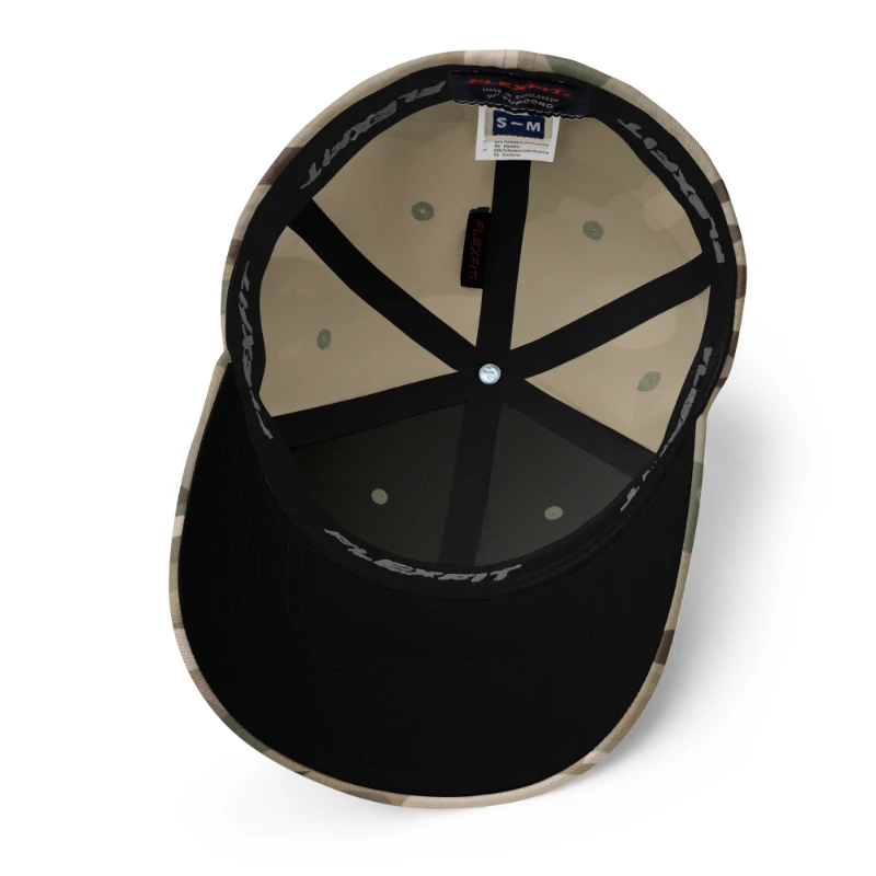closed-back-structured-cap-multicam-green-product-details-66db195c62387 White Grim Reaper Multicolour Structured Twill Cap Flexfit