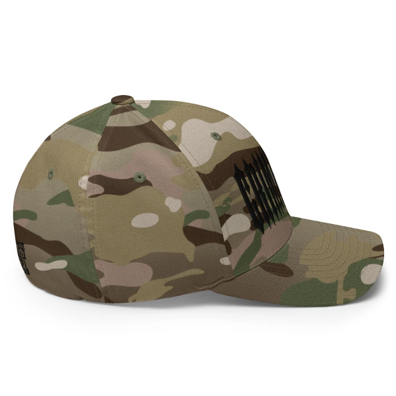 closed-back-structured-cap-multicam-green-right-66db195c5fd81 Black Grim Reaper Multicolour Structured Twill Cap Flexfit