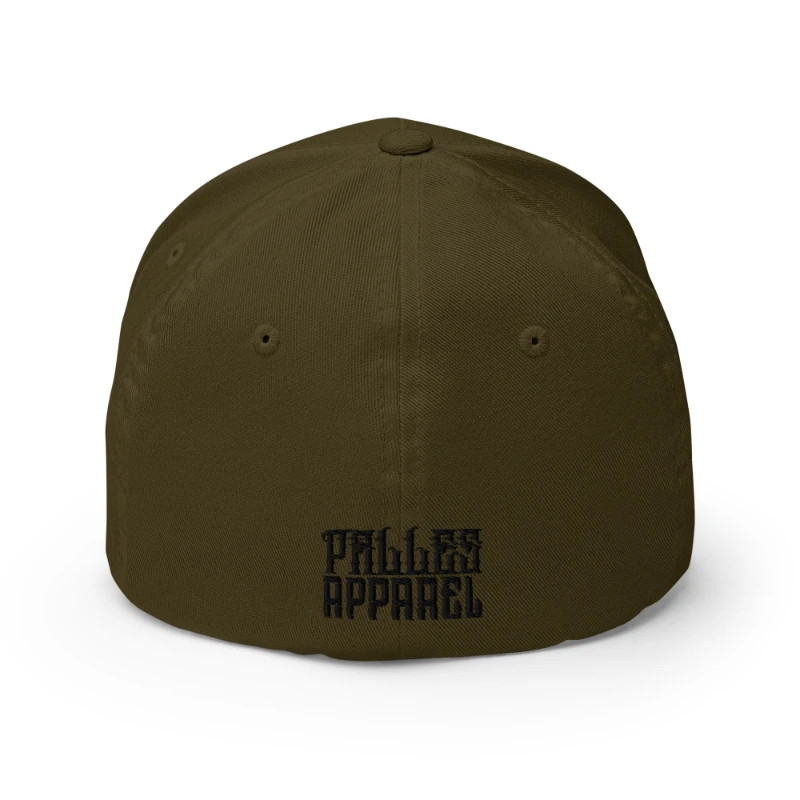 closed-back-structured-cap-olive-back-66db195c56b15 Black Grim Reaper Multicolour Structured Twill Cap Flexfit