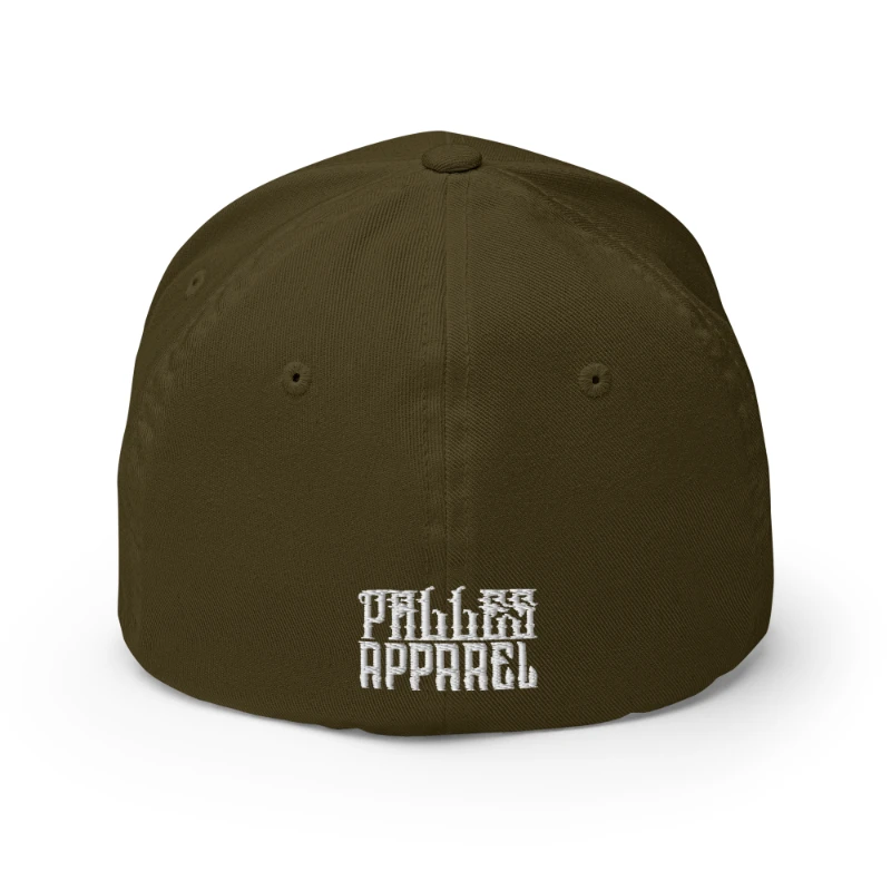 closed-back-structured-cap-olive-back-66db1aa868ed8 White Grim Reaper Multicolour Structured Twill Cap Flexfit