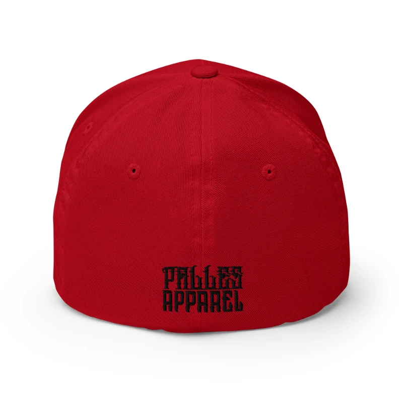 closed-back-structured-cap-red-back-66db195c5405d Black Grim Reaper Multicolour Structured Twill Cap Flexfit