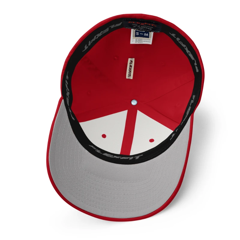 closed-back-structured-cap-red-product-details-66db195c543d7 Black Grim Reaper Multicolour Structured Twill Cap Flexfit