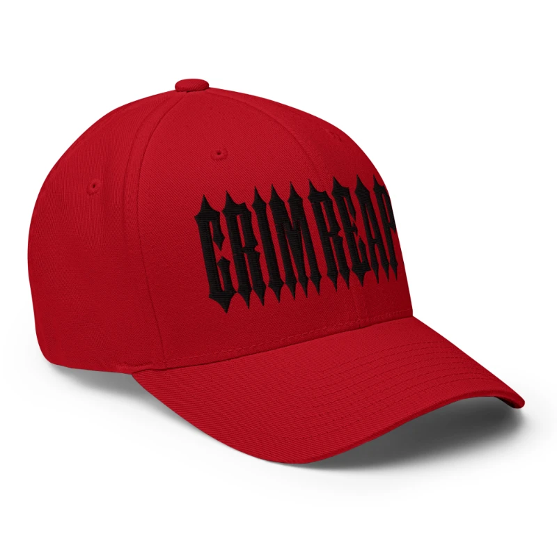 closed-back-structured-cap-red-right-front-66db195c53da1 Black Grim Reaper Multicolour Structured Twill Cap Flexfit