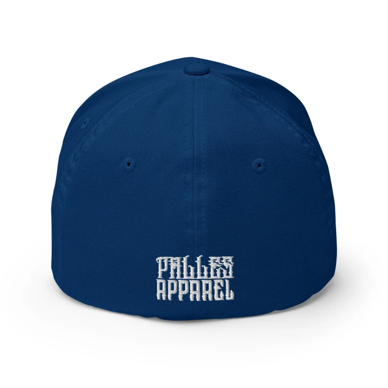 closed-back-structured-cap-royal-blue-back-66db1aa84ca15 White Grim Reaper Multicolour Structured Twill Cap Flexfit
