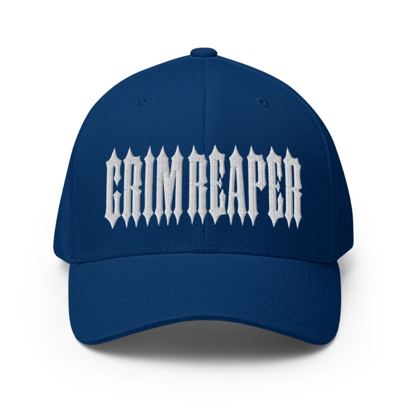 closed-back-structured-cap-royal-blue-front-66db1aa847d4b White Grim Reaper Multicolour Structured Twill Cap Flexfit