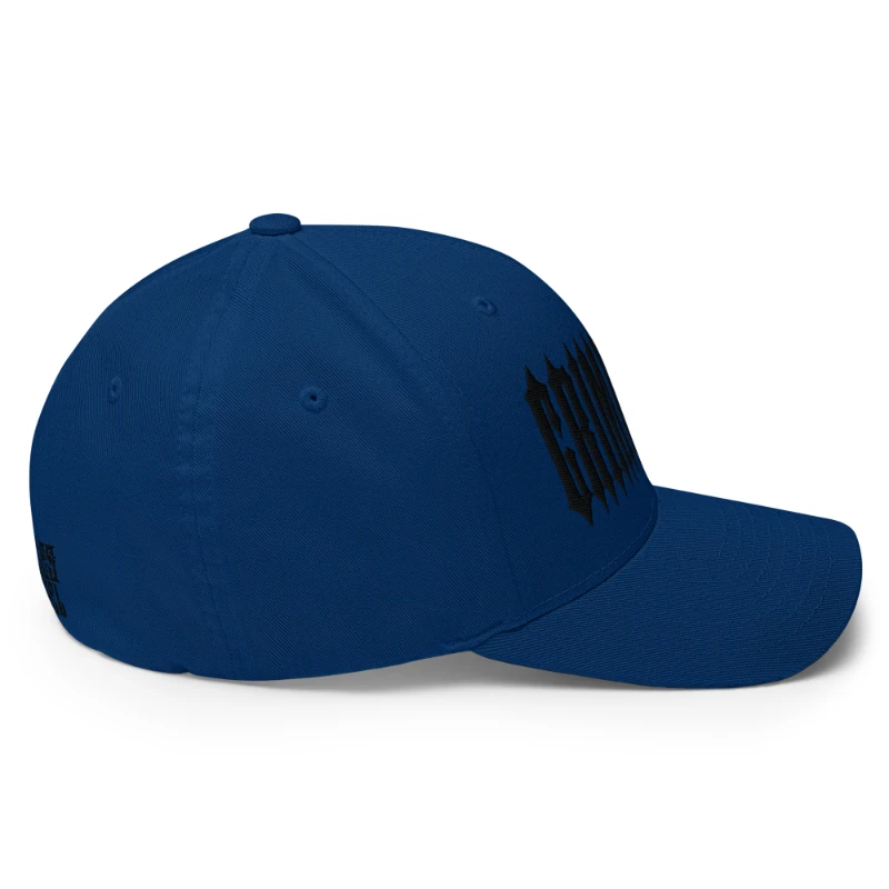 closed-back-structured-cap-royal-blue-right-66db1be7c19d8 Black Grim Reaper Multicolour Structured Twill Cap Flexfit