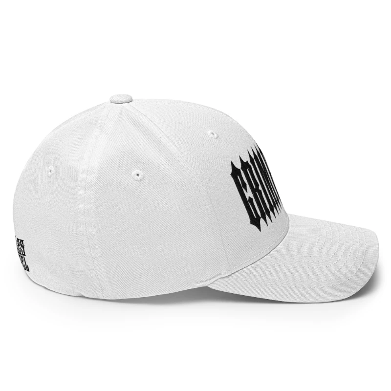 closed-back-structured-cap-white-right-66db195c7a81e Black Grim Reaper Multicolour Structured Twill Cap Flexfit