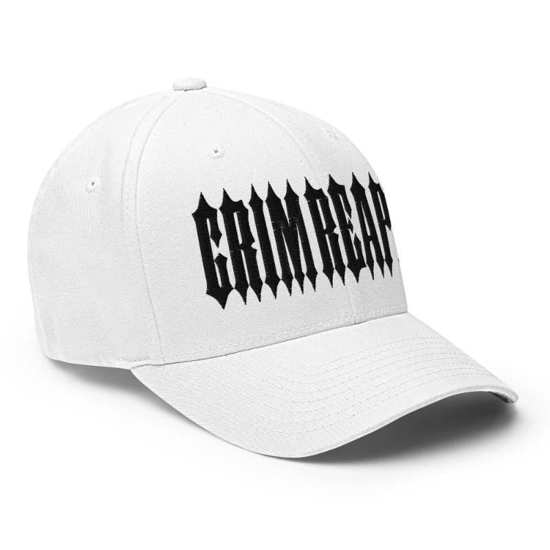 closed-back-structured-cap-white-right-front-66db195c7af35 Black Grim Reaper Multicolour Structured Twill Cap Flexfit