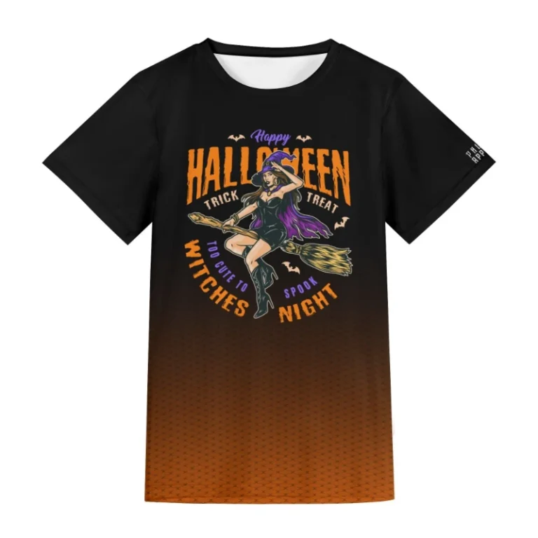 Halloween Witches Night too cute to spook Unisex Short Sleeve Tshirt