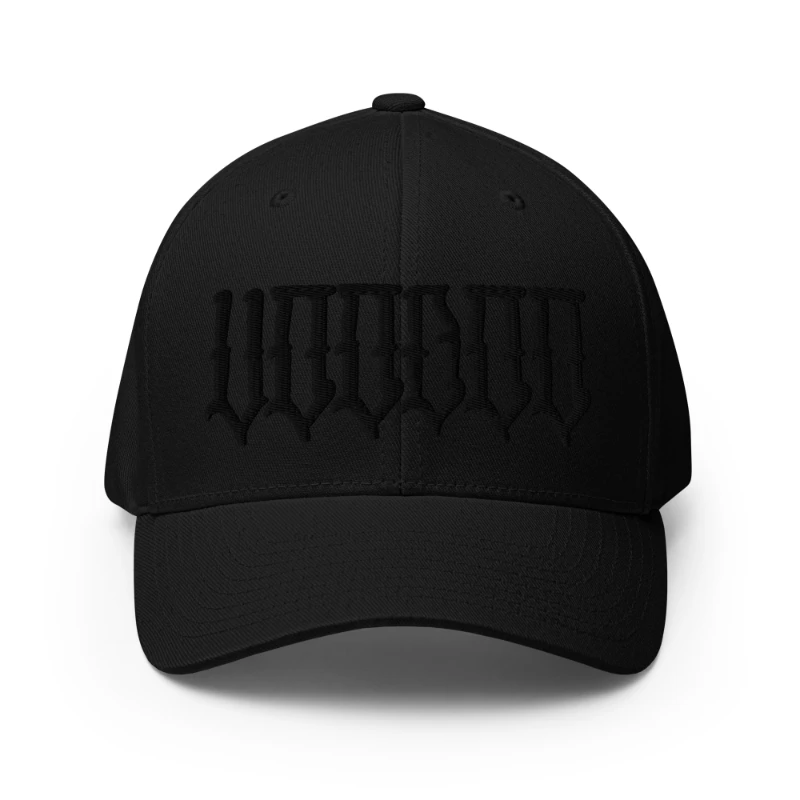 closed-back-structured-cap-black-front-671fdfd7538e7 Voodoo Black Edition Structured Twill Cap Flexfit
