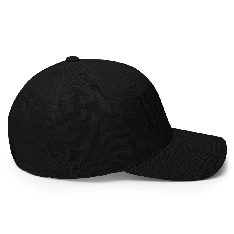 closed-back-structured-cap-black-right-671fdfd7542ab Voodoo Black Edition Structured Twill Cap Flexfit