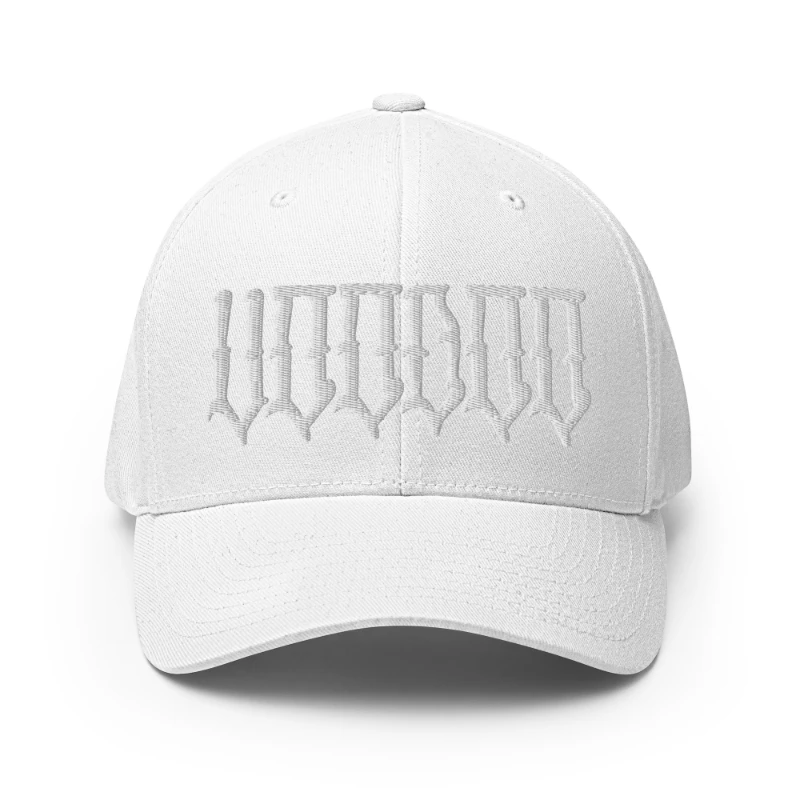 closed-back-structured-cap-white-front-671fe2234b9e7 Voodoo White Edition Structured Twill Cap Flexfit