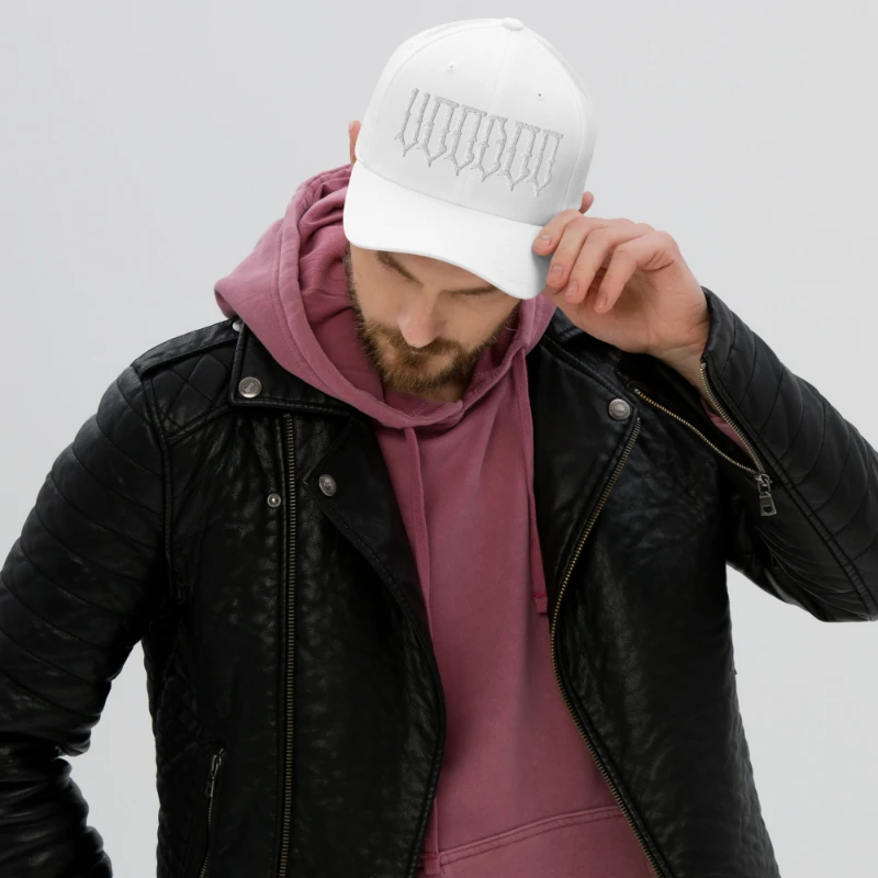 closed-back-structured-cap-white-front-671fe2234c2f0 Voodoo White Edition Structured Twill Cap Flexfit