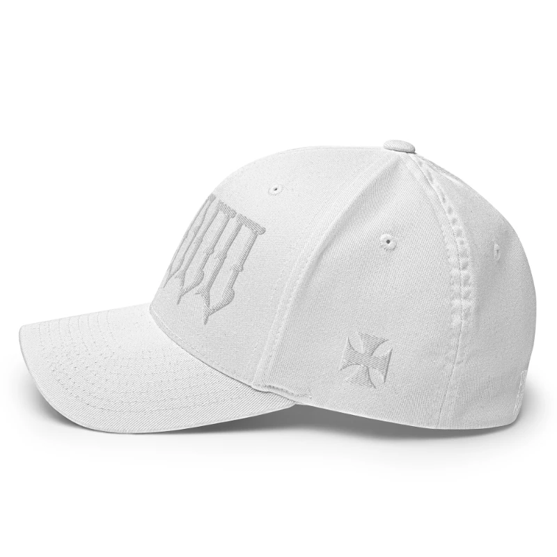 closed-back-structured-cap-white-left-671fe2234e0dd Voodoo White Edition Structured Twill Cap Flexfit