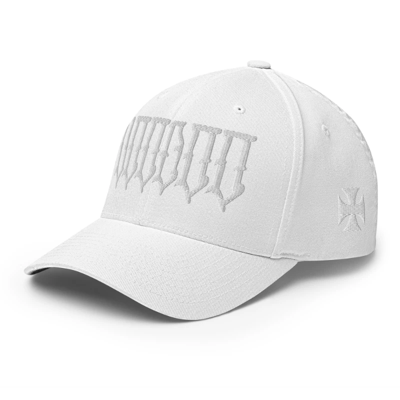 closed-back-structured-cap-white-left-front-671fe2234e748 Voodoo White Edition Structured Twill Cap Flexfit