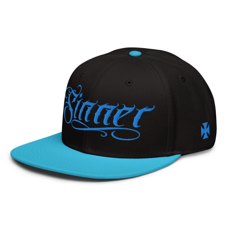 snapback-aqua-blue-black-black-left-front-670fe08b8a107 Sinner Multicolour Snapback Hats