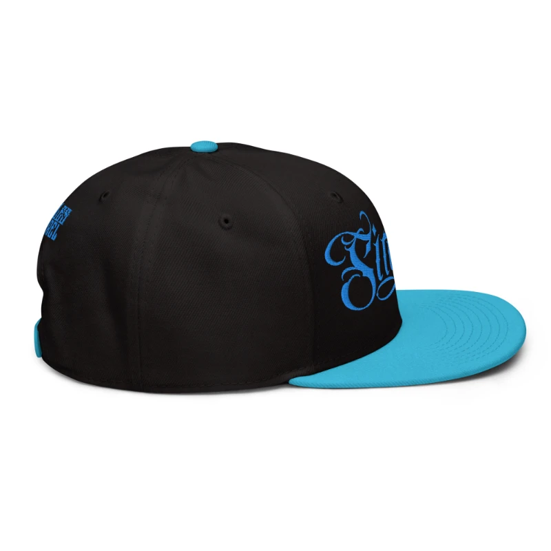 snapback-aqua-blue-black-black-right-side-670fe08b89999 Sinner Multicolour Snapback Hats
