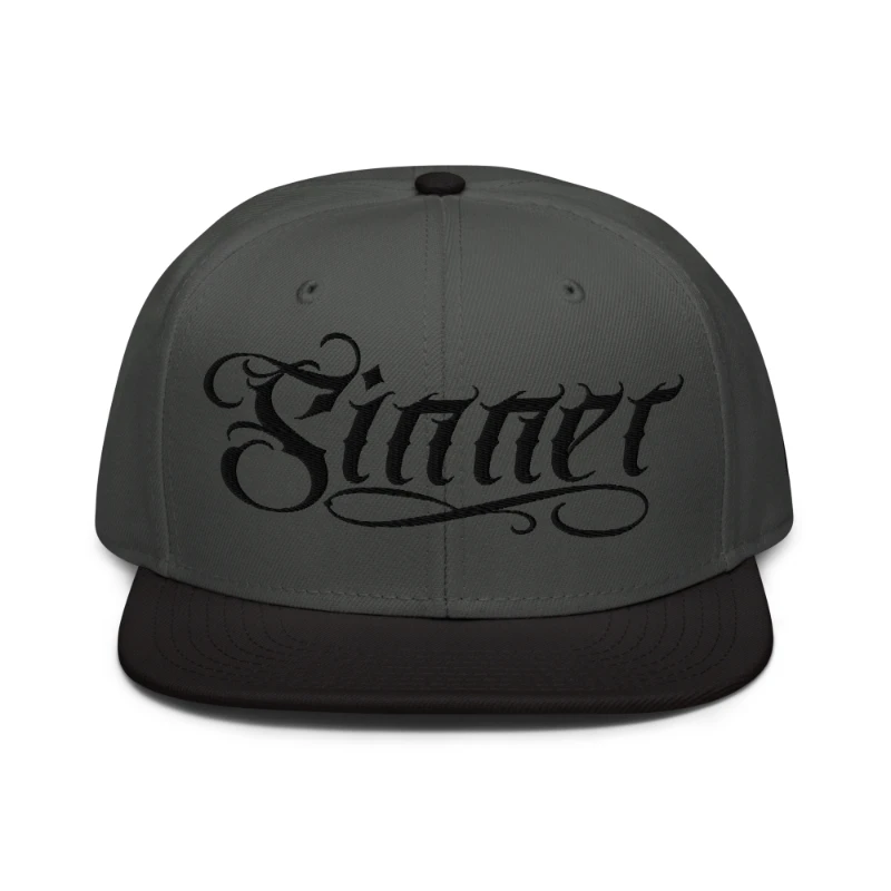 snapback-black-charcoal-gray-charcoal-gray-front-670fe33099964 Sinner Multicolour Snapback Hats