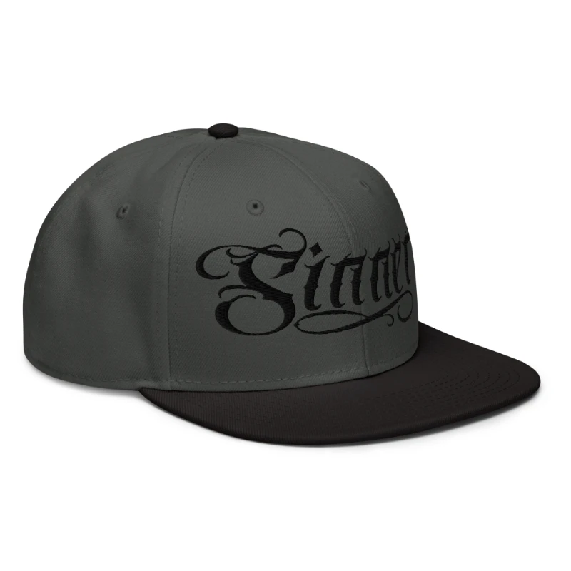 snapback-black-charcoal-gray-charcoal-gray-right-front-670fe3309a0d9 Sinner Multicolour Snapback Hats