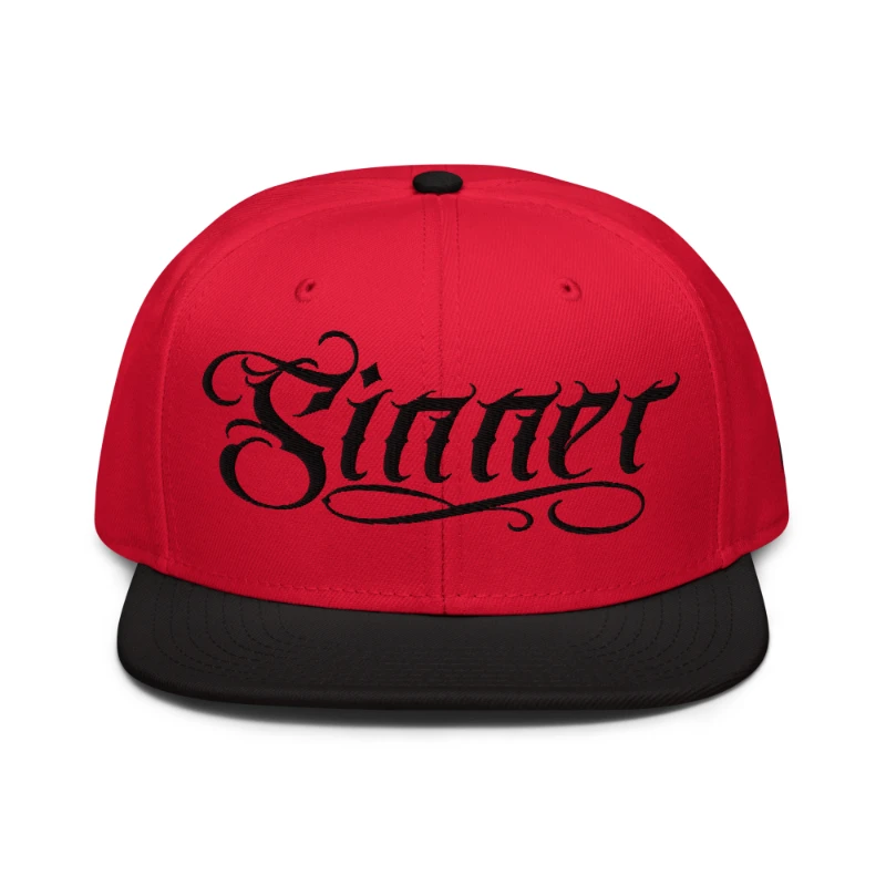 snapback-black-red-red-front-670fe24864c2e Sinner Multicolour Snapback Hats