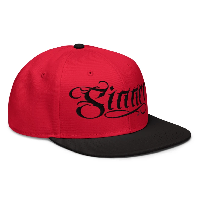 snapback-black-red-red-right-front-670fe2486636e Sinner Multicolour Snapback Hats