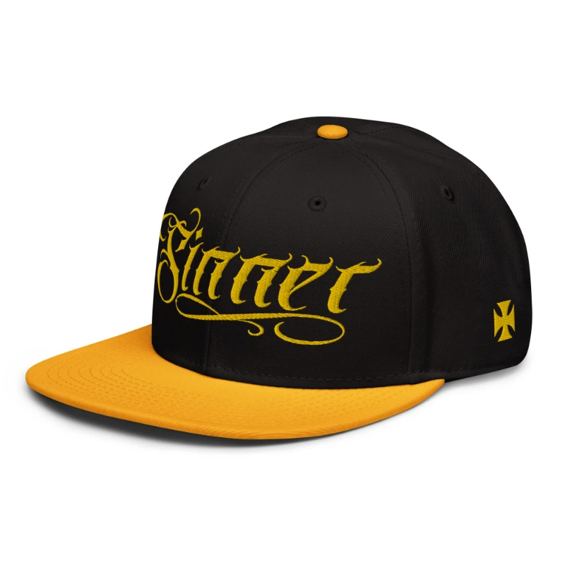 snapback-gold-black-black-left-front-670fdeea0ea33 Sinner Multicolour Snapback Hats