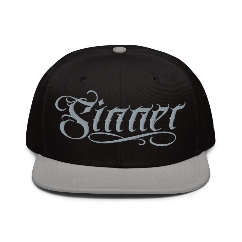 snapback-gray-black-black-front-670fe50927eb7 Sinner Multicolour Snapback Hats