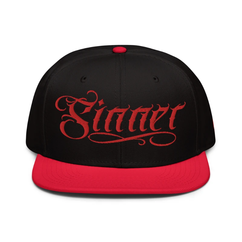 snapback-red-black-black-front-670fe5f225380 Sinner Multicolour Snapback Hats