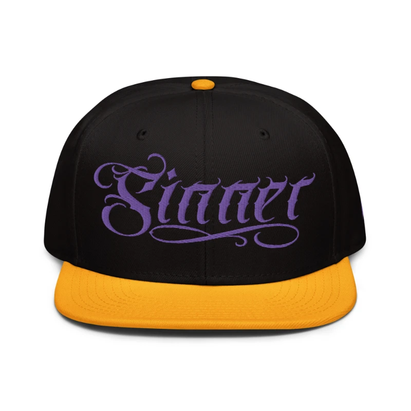 snapback-gold-black-black-front-670fde9ebf7b4 Sinner Purple and Gold Mix Snapback Hat