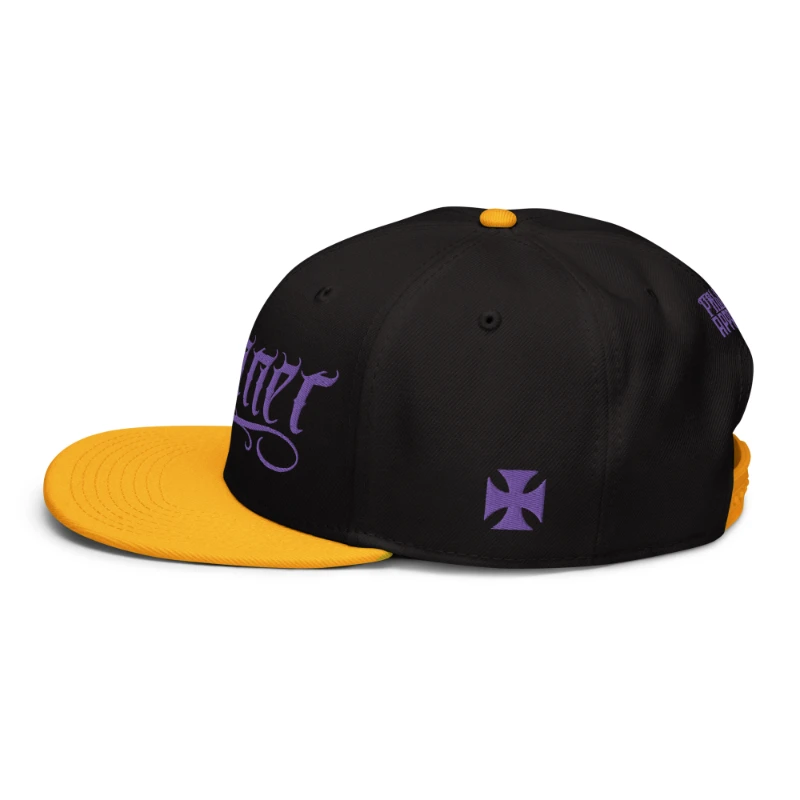 snapback-gold-black-black-left-side-670fde9ec07af Sinner Purple and Gold Mix Snapback Hat
