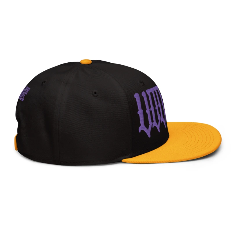 snapback-gold-black-black-right-side-6729181ff422d Voodoo Purple and Gold Mix Snapback Hat