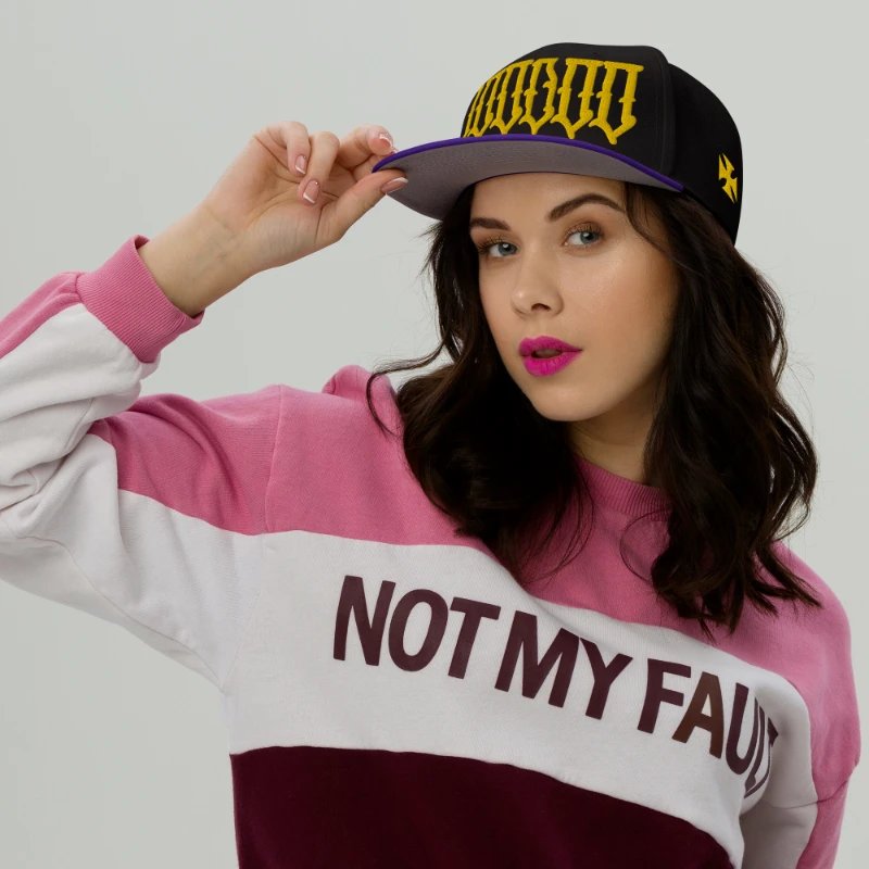 snapback-purple-black-black-front-67291a72009a9 Voodoo Purple and Gold Mix Snapback Hat