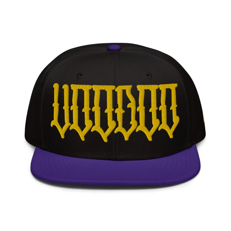 snapback-purple-black-black-front-67291a7200f1d Voodoo Purple and Gold Mix Snapback Hat