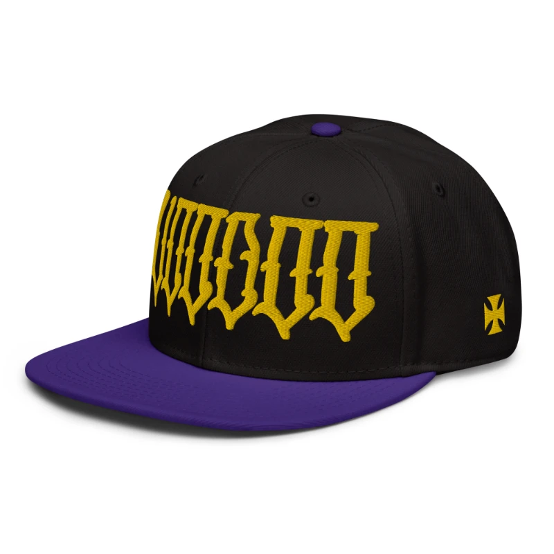 snapback-purple-black-black-left-front-67291a7201d1c Voodoo Purple and Gold Mix Snapback Hat